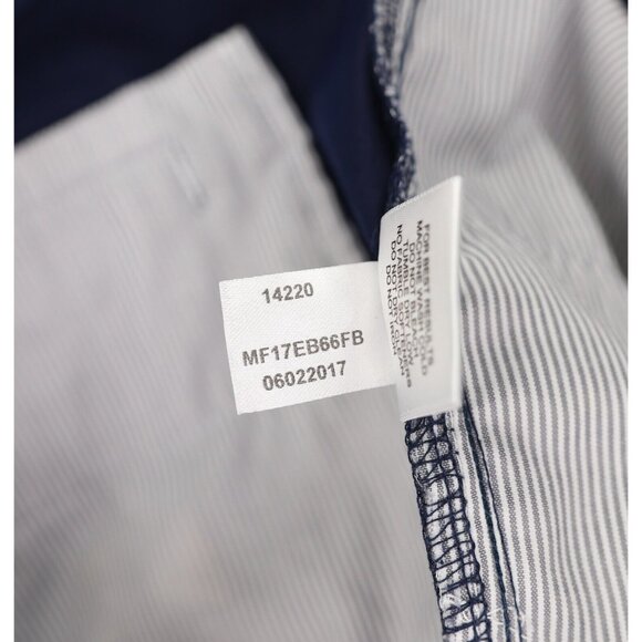 Peter Millar EB66 Golf Pants Mens 36/32 Blue Performance 5 Pocket Chino FLAW - Picture 13 of 13